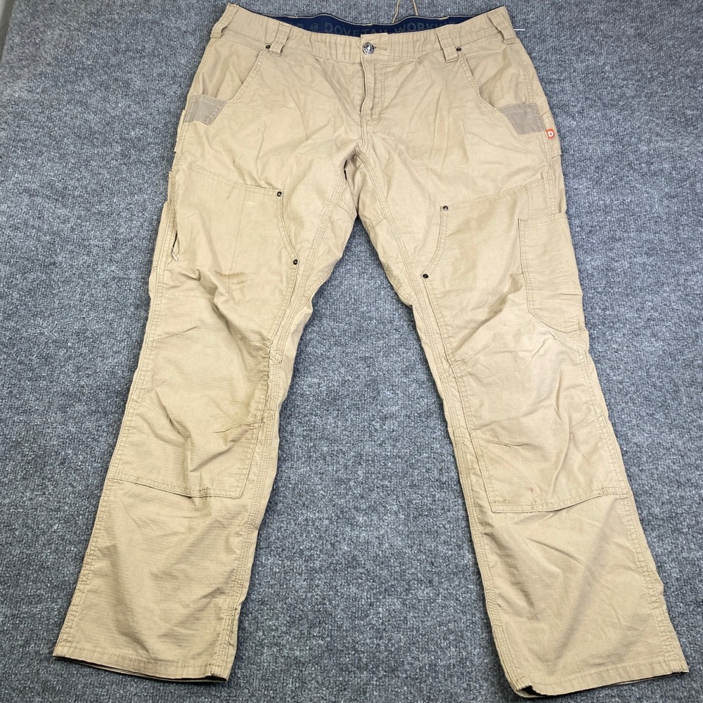 Dovetail Workwear Pants Womens 16x30 Ripstop Double Front Carpenter